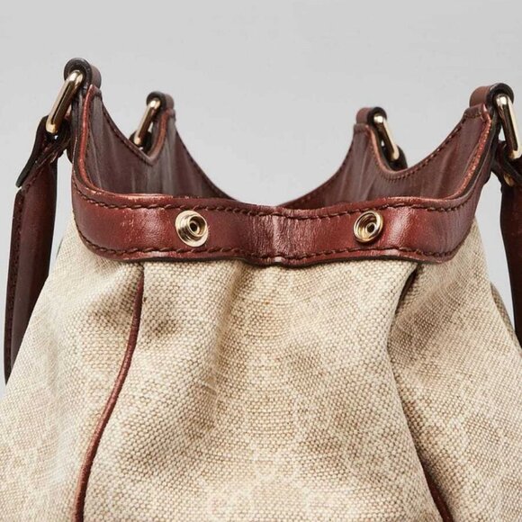 Gucci Beige/Brown GG Canvas Medium Sukey Tote Bag - Picture 12 of 12